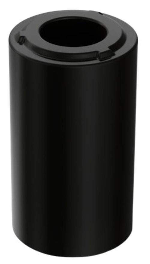 Kohler Veil™ Black 12.25" Pedestal Bathroom Sink-0