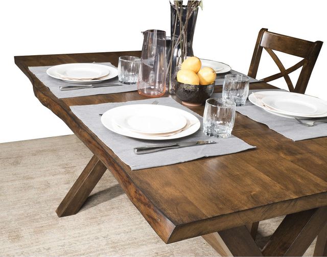 Mazin Furniture Pandora 5-Piece Warm Oak Brown Dining Set-3