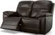 Flexsteel® Jackson Dark Brown Power Reclining Loveseat with Power Headrests-3