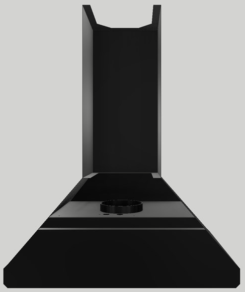 Vent-A-Hood® 30" Black Wall Hood-2