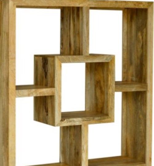 Jaipur Furniture Yoga Light Brown Straight Bookcase-1