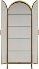Dovetail Furniture Viridian Brass Cabinet-2
