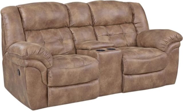 HomeStretch Frontier Almond 81'' Manual Reclining Loveseat-0