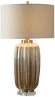 Uttermost® Gistova Ivory/Rust Brown Table Lamp-0