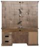 Liberty Furniture Amelia Antique Toffee Junior Executive Credenza Set-4