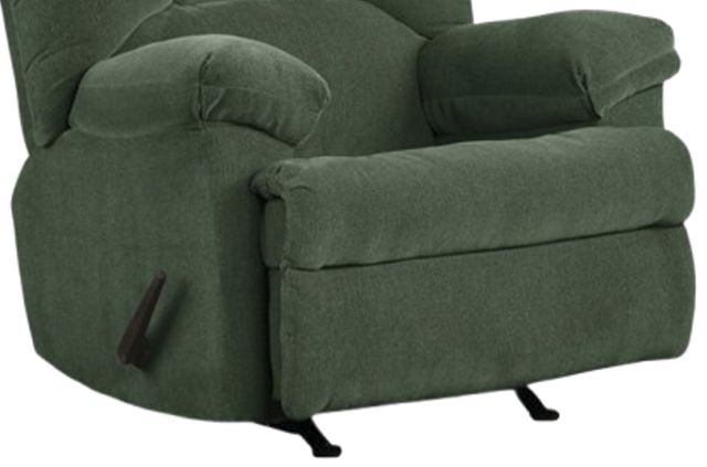 American Wholesale Furniture Cassian Pine Green Manual Recliner-1