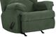 American Wholesale Furniture Cassian Pine Green Manual Recliner-1