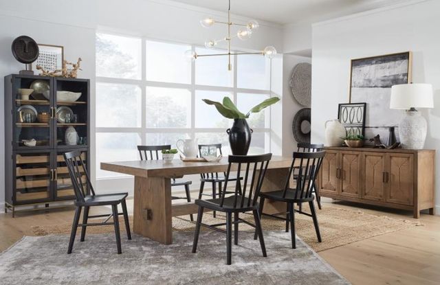 Magnussen Home® Lindon Coffee Bean Dining Side Chair-1