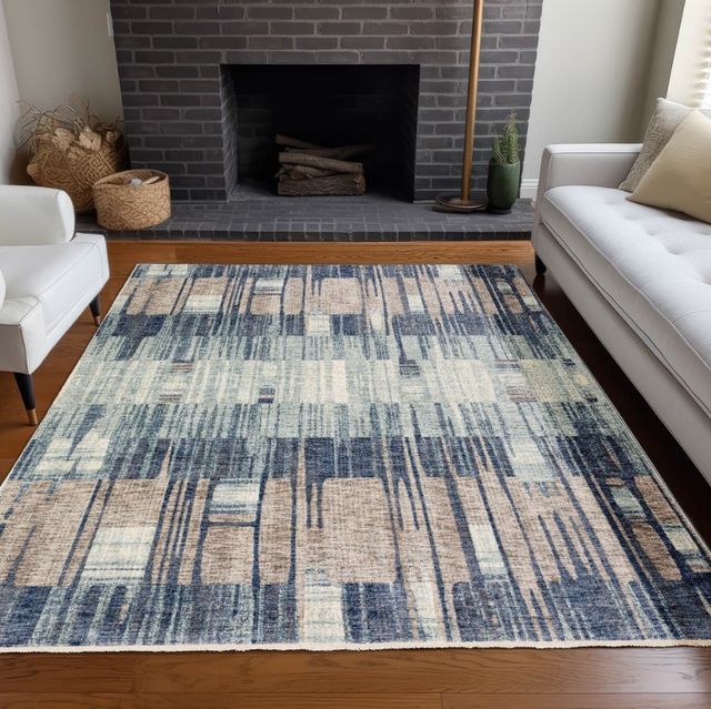 Dalyn™ Rug Company Neola Navy 5'x8' Area Rug-4