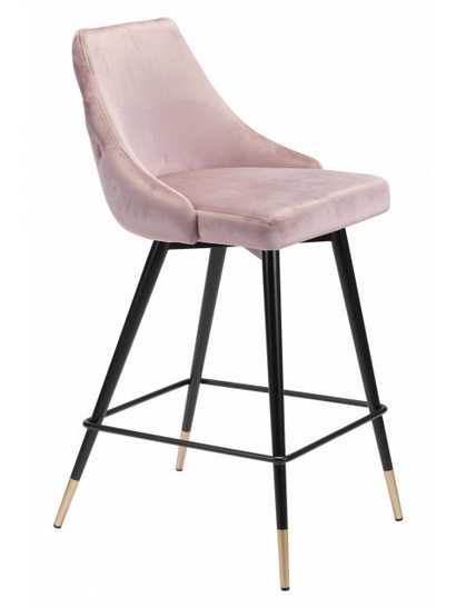 Zuo® Modern Piccolo Pink Counter Chair-0