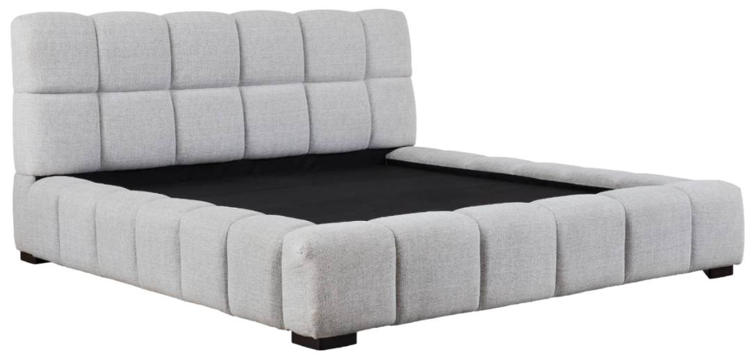 Grendusk King Upholstered Bed - Light Gray Grendusk King Upholstered Bed - Light Gray