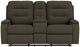 Flexsteel® Kerrie Pewter Reclining Loveseat with Console-1