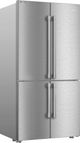 Beko 36 in. 20.9 Cu. Ft. Fingerprint Free Stainless Steel French 4-Door Refrigerator-1