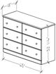 Perdue Woodworks 16,000 Essential Gray Drawer Dresser-2
