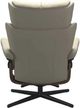 Stressless® by Ekornes® Customizable Magic Large Manual Recliner and Ottoman with Cross Base-3