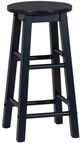 Linon Abby Navy Round Counter Stool-0