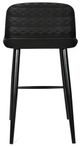 Moe's Home Collection Looey Set of 2 Black Counter Stools-3