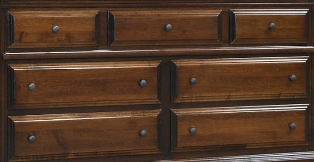 Wolfcraft Furniture McKinley Brown 7-Drawer Dresser-1