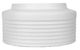 A & B Home White 10" Ridged Cement Round Planter-1