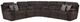 Franklin™ Tribute 3-Piece Bourbon Chocolate Power Reclining Sectional-0