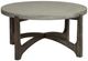 Liberty Furniture Cascade Gray Cocktail Table with Wirebrush Rustic Brown Base-0