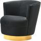 TOV Furniture Noah Black Swivel Chair-2