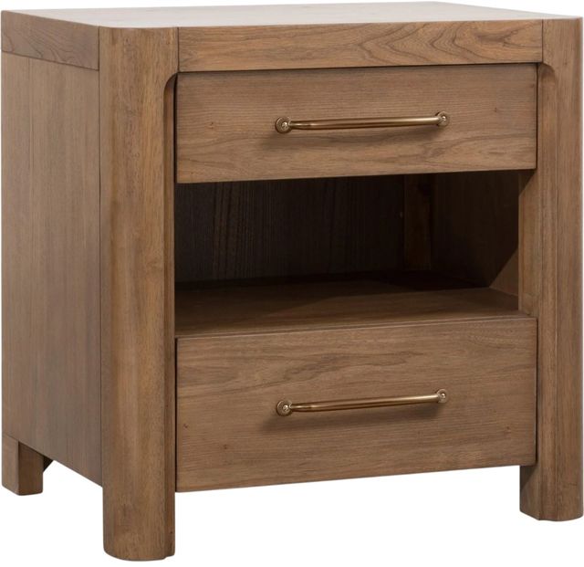 Modus Furniture Morris Claystone Open Nightstand-0