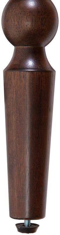Martin Svensson Turned Wood Cocoa Brown End Table-4