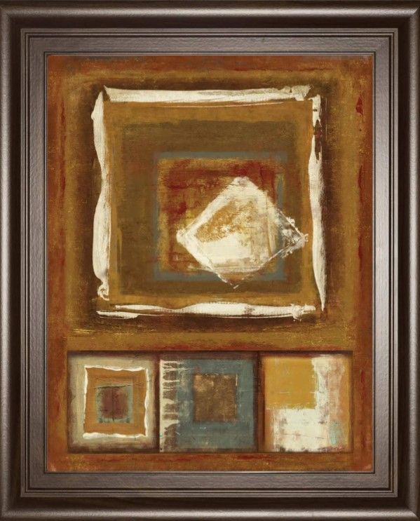 Classy Art White Diamond by Jenny Siekmann Framed Print Wall Art-1