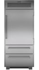 Sub-Zero® PRO Series 36" 22.7 Cu. Ft. Stainless Steel Built-In Bottom Freezer Refrigerator-0