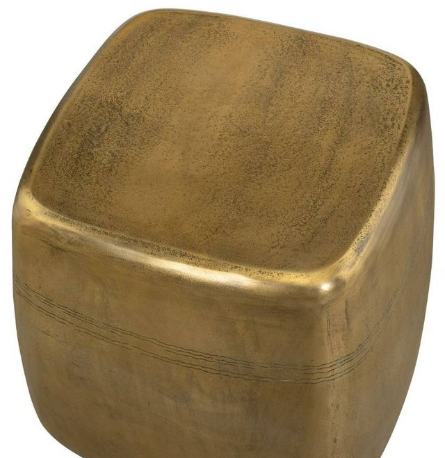 Uttermost® Saguaro Aged Brass Aluminum Indoor-Outdoor Side Table-3