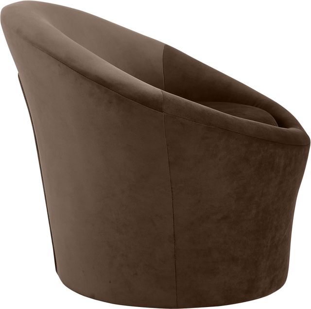 Meridian Furniture Tristan Brown Velvet Upholstered Accent Chair-2
