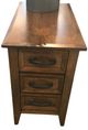 Amish Works Ventura Brown 24" Chairside Table-0