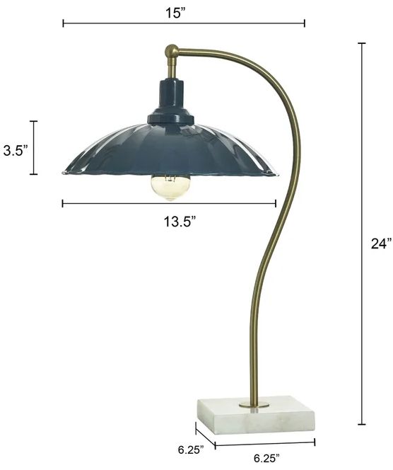 Stylecraft Tamara Day Penelope Gold Table Lamp-2