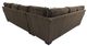 Porter International Designs Savannah 2-Piece Chocolate Sectional-3