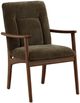 Dovetail Furniture Talesa Brown/Moss Olive Dining Chair-0