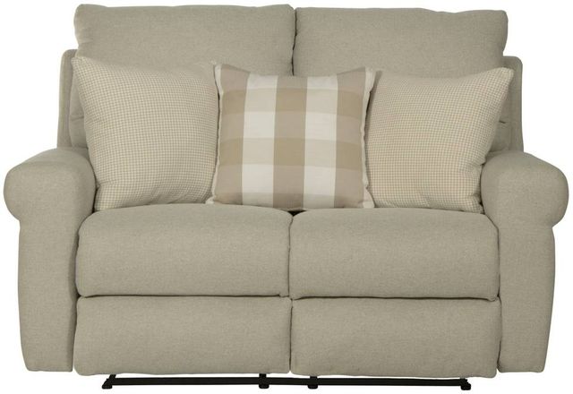 Catnapper® Westport Cement Lay Flat Manual Reclining Loveseat-1