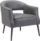 Zuo® Modern Berkeley Vintage Gray Accent Chair-0