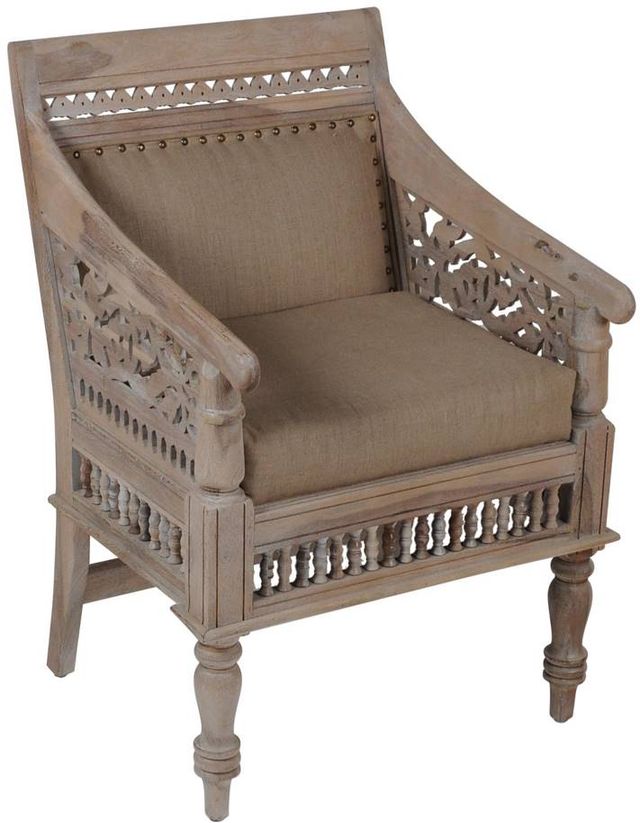 Jaipur Furniture Bonhert Brown/Natural Light Gray Wash Chair -0