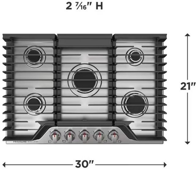 Frigidaire Gallery® 30" Stainless Steel Gas Cooktop-3