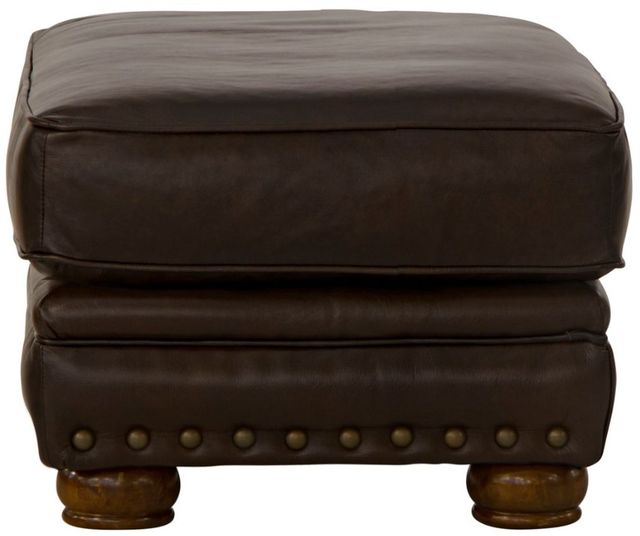 Jackson Furniture Roberto Cocoa Leather Ottoman-2