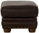 Jackson Furniture Roberto Cocoa Leather Ottoman-2