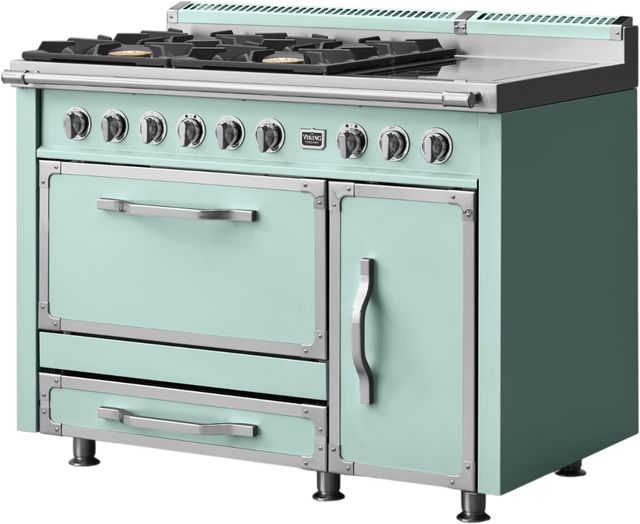 Viking® Tuscany 48" Splash Pro Style Dual Fuel Range with 2 Induction-2