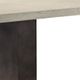 Armen Living Abbey Light Gray Coffee Table with Silver Grey Base -2