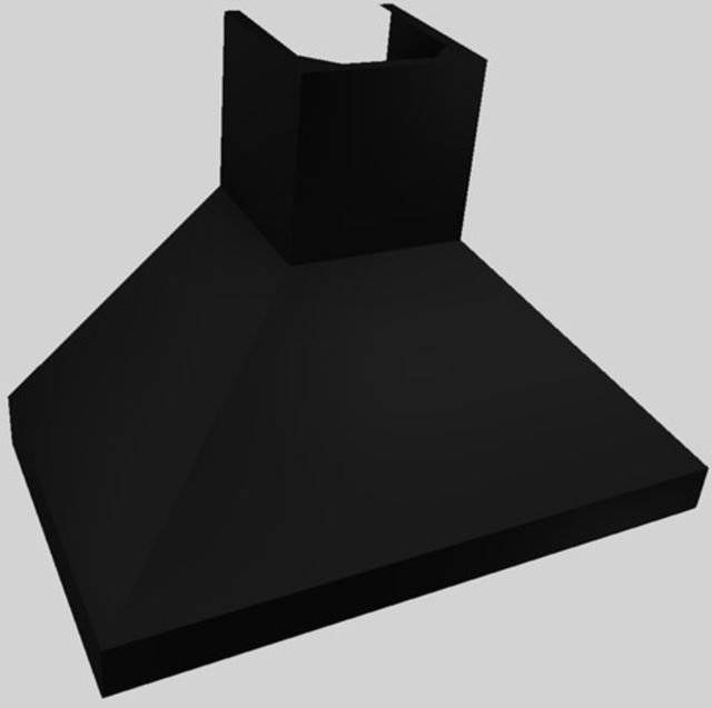Vent-A-Hood® 42" Black Wall Mounted Range Hood-3