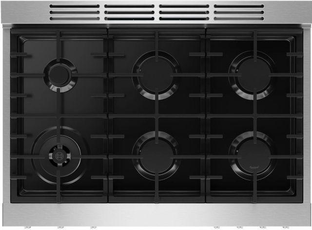 Bosch® 800 Series 36” Stainless Steel Pro Style Gas Range-4
