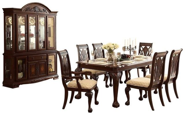 Homelegance® Norwich Dark Cherry Dining Table-2