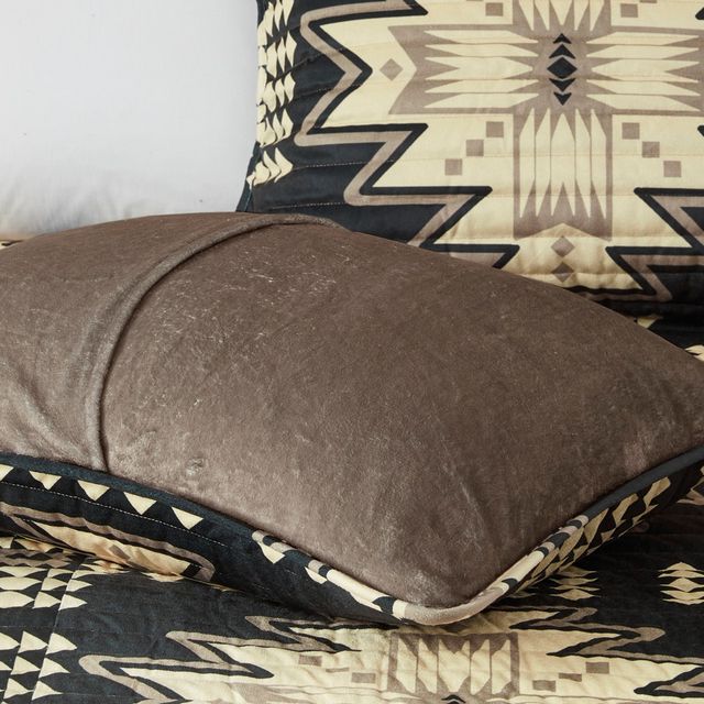 Olliix by Woolrich Sierra 1 Full/Queen Oversized Print Plush Coverlet Set-3
