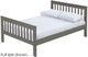 Crate Designs™ Furniture Graphite Queen Mission Bed-0