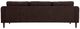 Moe's Home Collection Quinn 2-Piece Dark Brown Sectional Sofa with Reversible Chaise Ottoman-4